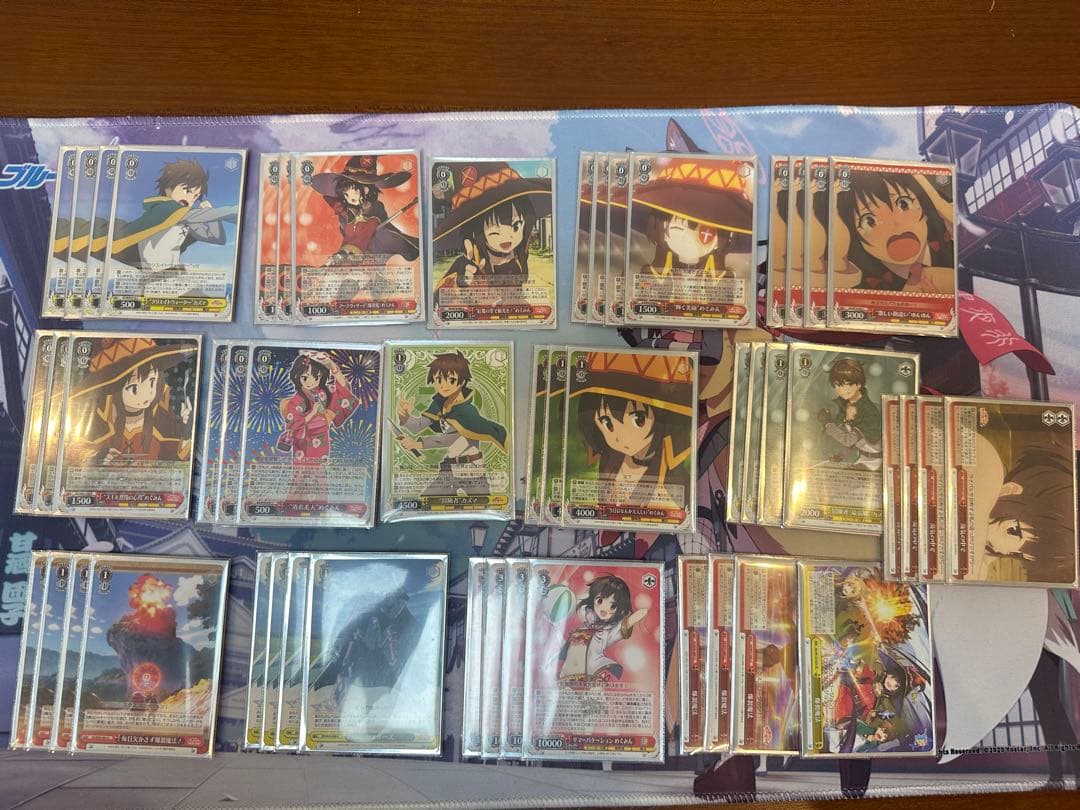 ガチ構築 ヴァイスシュヴァルツ ヴァイス このすば めぐみん デッキ スリーブ