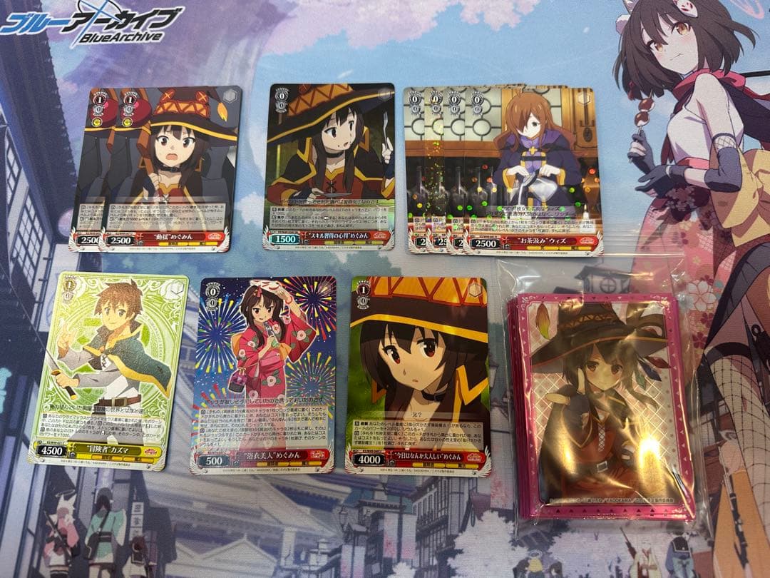 ガチ構築 ヴァイスシュヴァルツ ヴァイス このすば めぐみん デッキ スリーブ