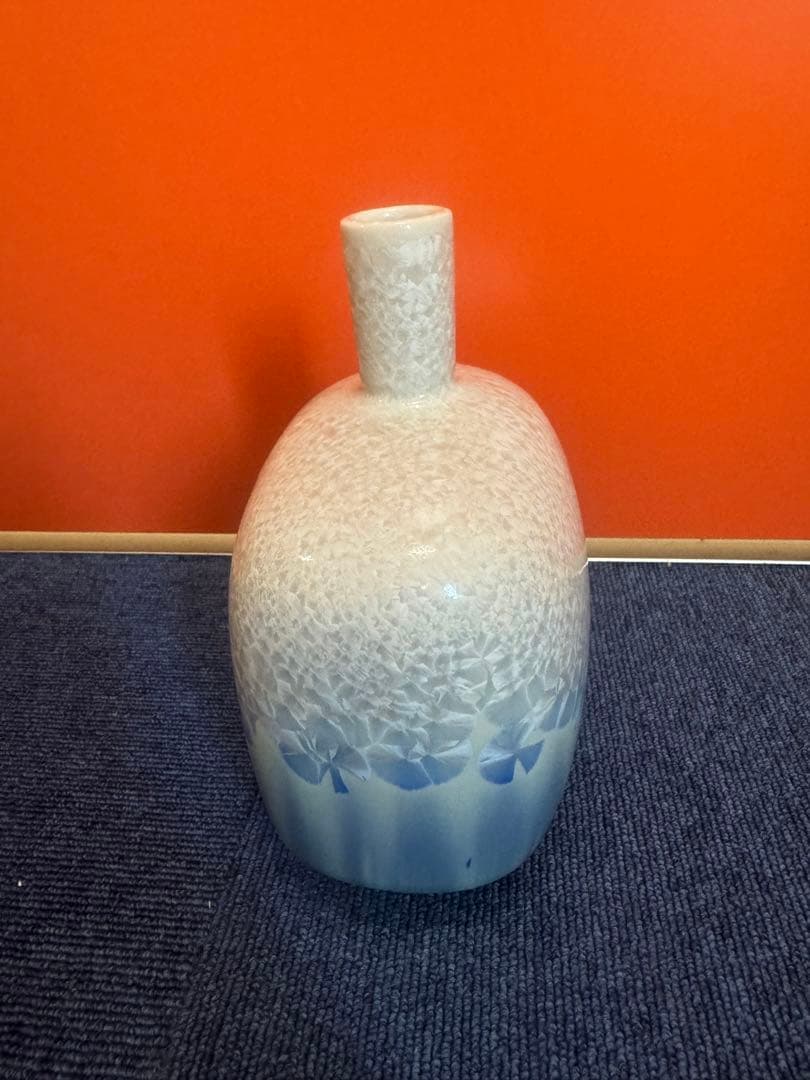 1635 色絵小花瓶 工芸品 時代物 日本の陶磁 陶芸