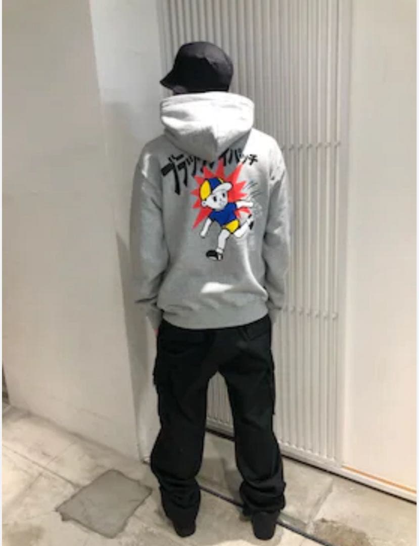 BlackEyePatch グレーパーカー　L