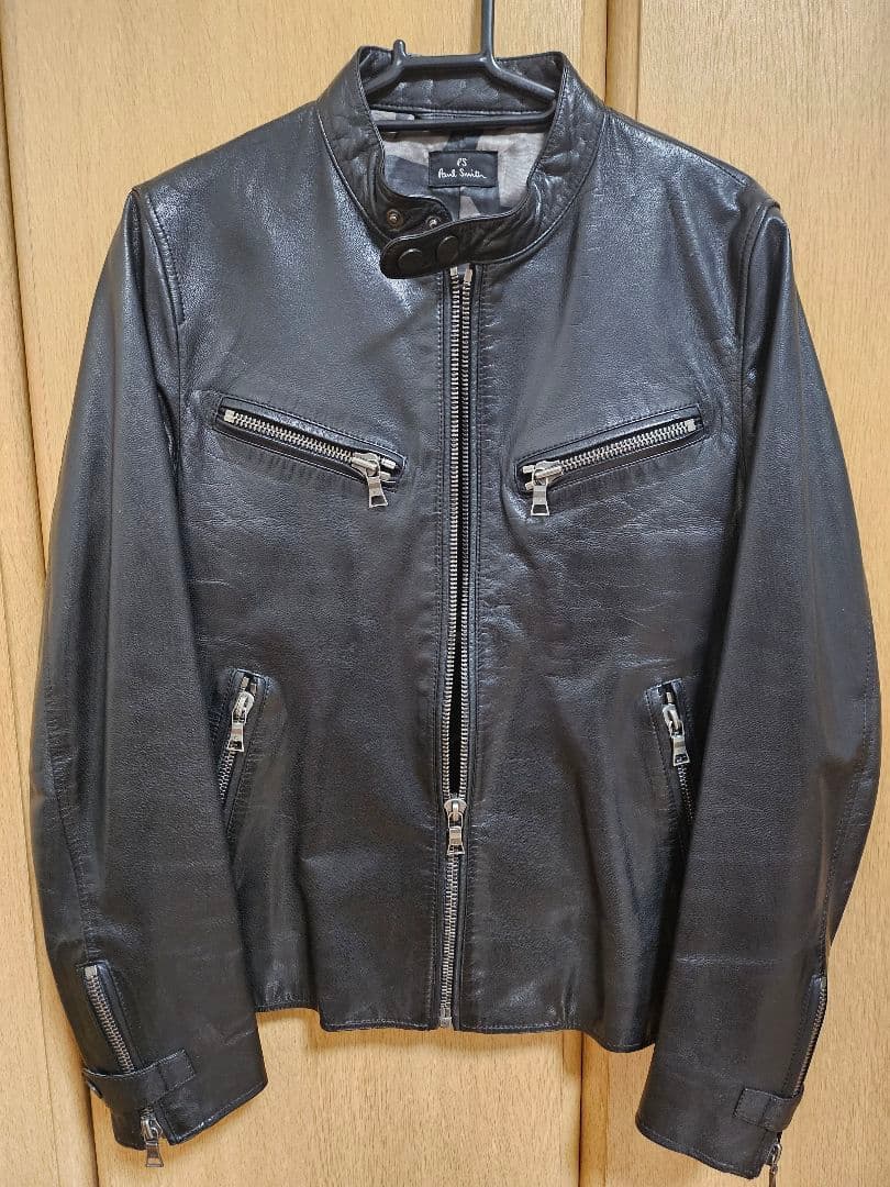 ☆*☆様 PS Paul Smith 羊革 シングルライダース 黒