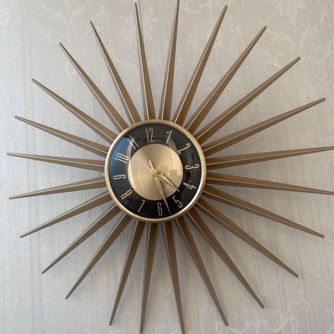 エミッツタイム インテリア オシャレ 壁掛け時計 ゴールド