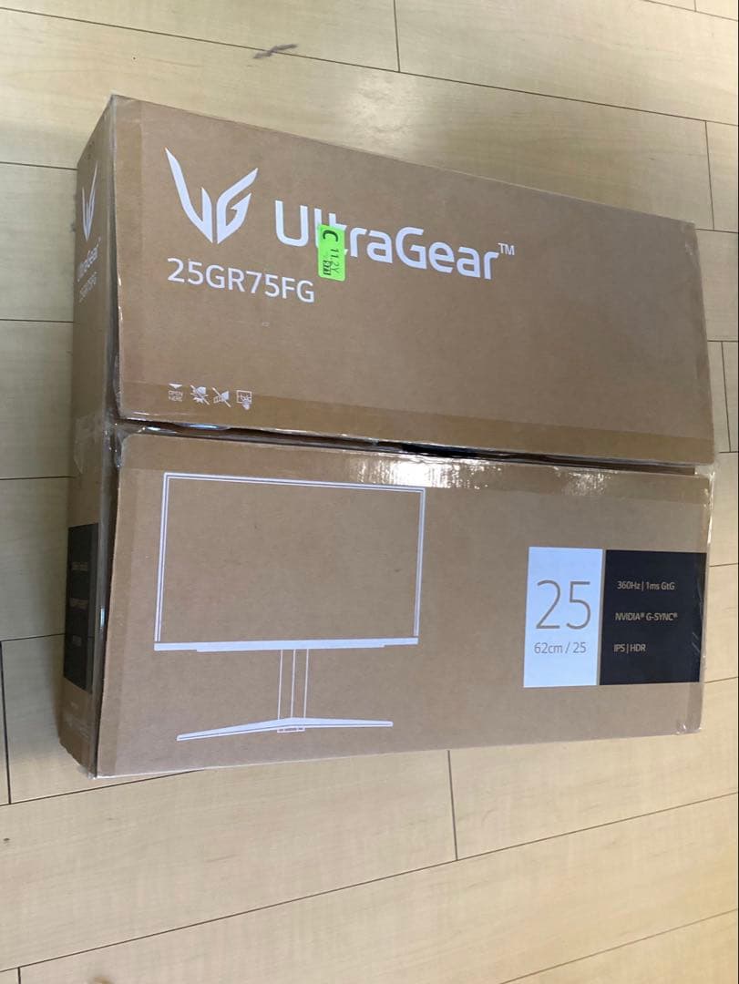 LG ゲーミングモニター 25GR75 24.5インチIPS (24年4月購入)