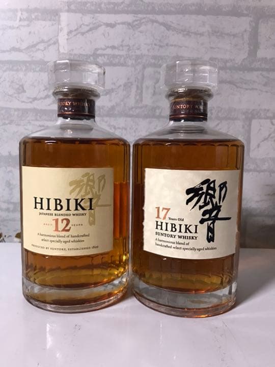 サントリー 響 700ml 17年　12年セット