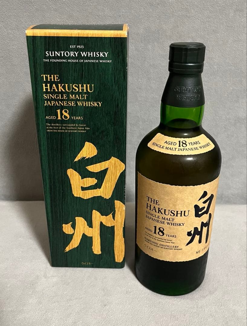 サントリー白州18年 ウイスキー 700ml　箱付き★［新品未開栓]