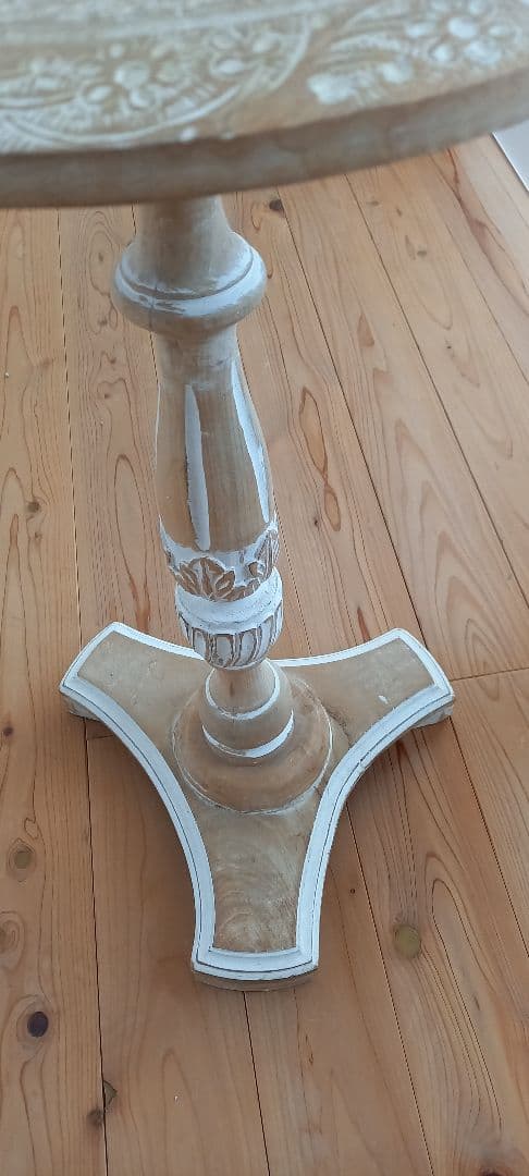 円形サイドテーブル　花台　フラワースタンド