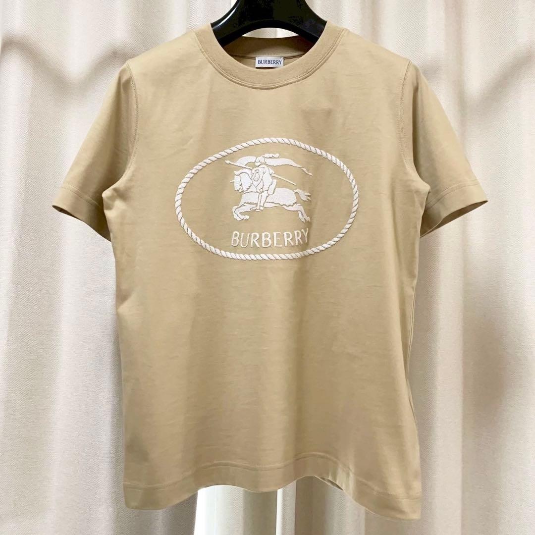 希少　BURBERRY　バーバリー　ナイトスタンプ　コットンTシャツ　ホースロゴ