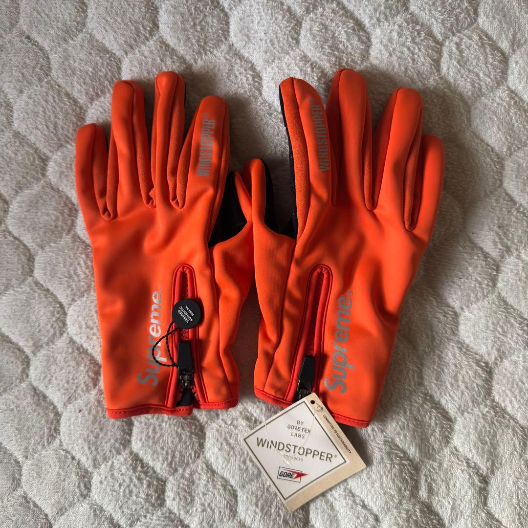 R*d様 Supreme WINDSTOPPER Zip Gloves Oran
