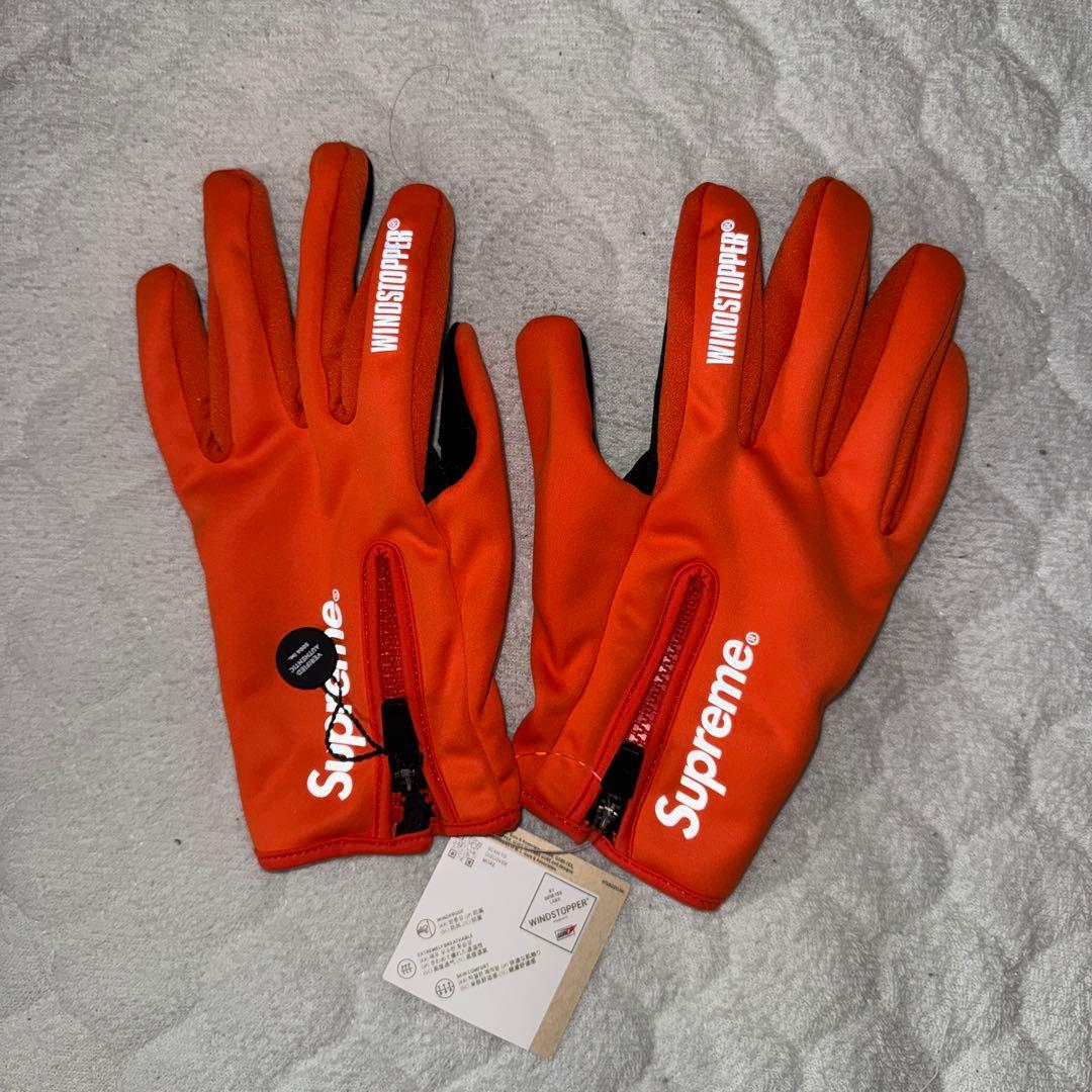 R*d様 Supreme WINDSTOPPER Zip Gloves Oran