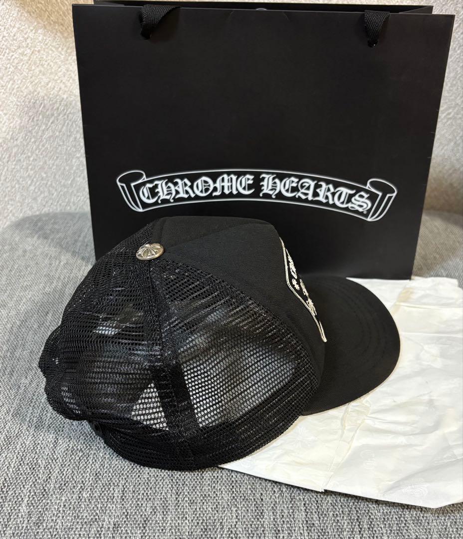 【美品】確実正規品　クロムハーツキャップ　国内正規品　ブラック