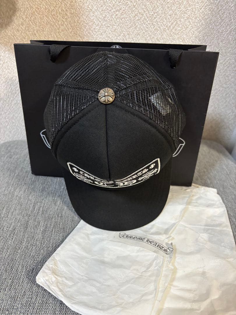 【美品】確実正規品　クロムハーツキャップ　国内正規品　ブラック