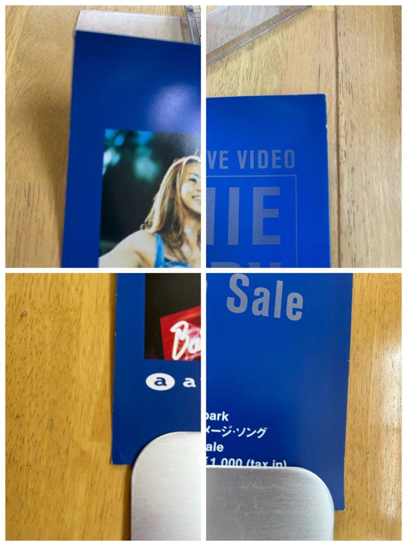 ☆安室奈美恵☆LIVE VIDEO発売告知☆未使用☆非売品☆ポスター☆