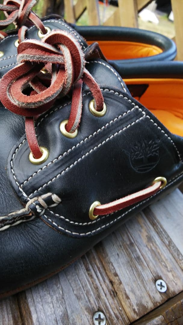 TIMBERLANDティンバーランド 3アイ 10Wダークグリーン