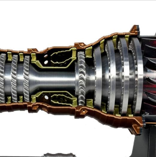 B 飛行機 エンジン 模型 完成品 回転 充電式 コレクション 光る 置物