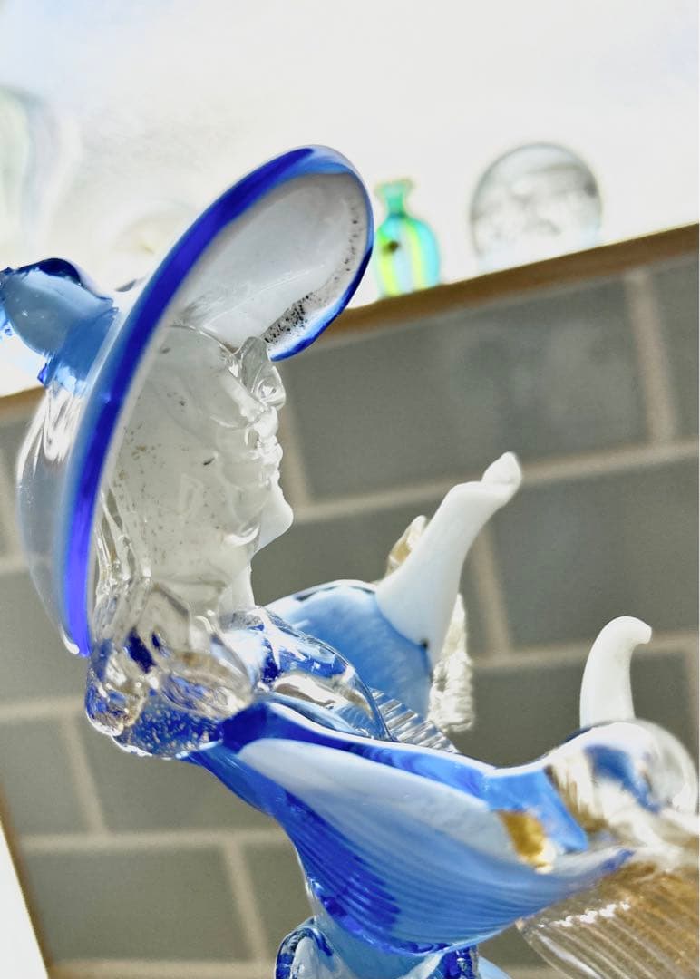 ベネチアン ガラス murano ムラーノ 貴婦人 ドール オブジェ 31㎝