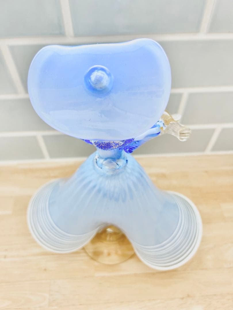 ベネチアン ガラス murano ムラーノ 貴婦人 ドール オブジェ 31㎝