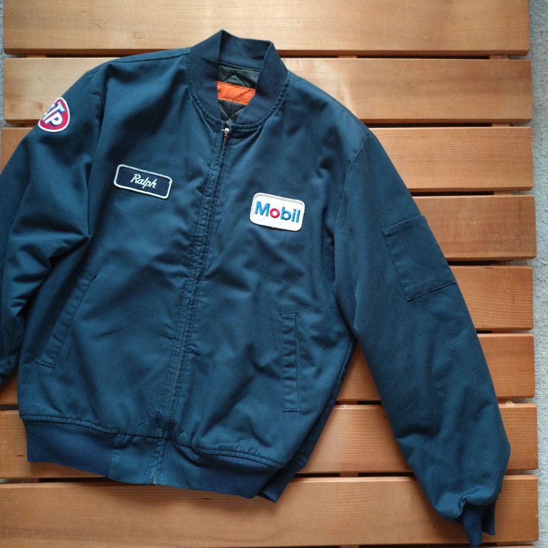 60-70's REDKAP ワークジャケットUSA製　\"Mobil\"