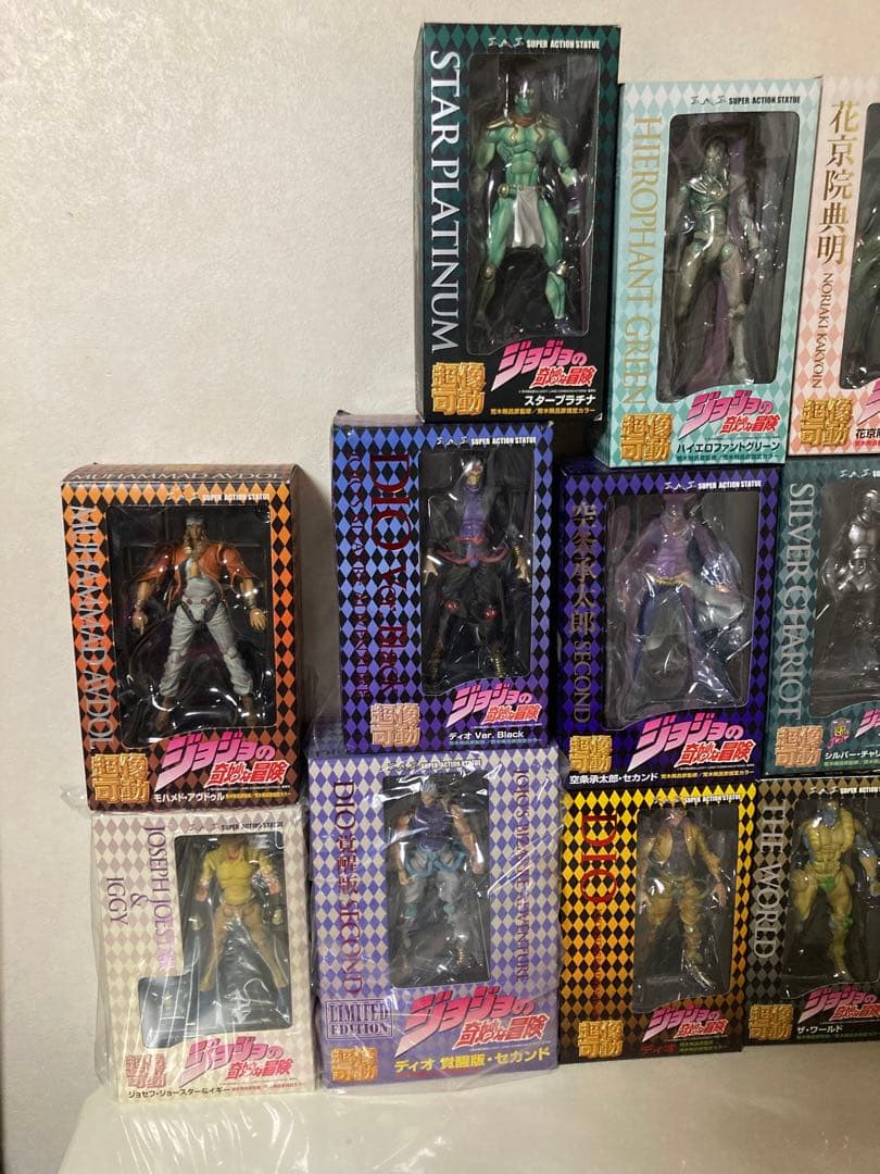 ジョジョ　超像可動　3部　スターダストクルセイダー　14体セット