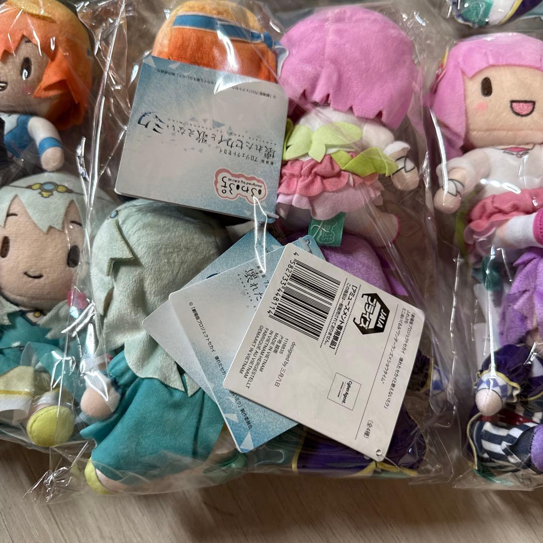 プロセカ ふわぷちミニぬいぐるみ ワンダーランズ×ショウタイム4種×16個