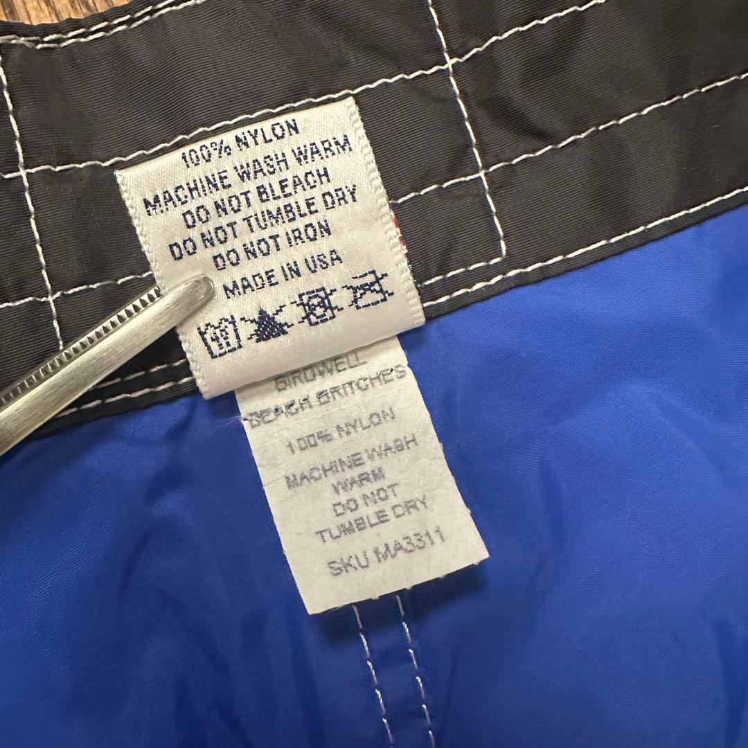 【新品】BIRDWELL / バードウェル ボードショーツ 黒 USA製