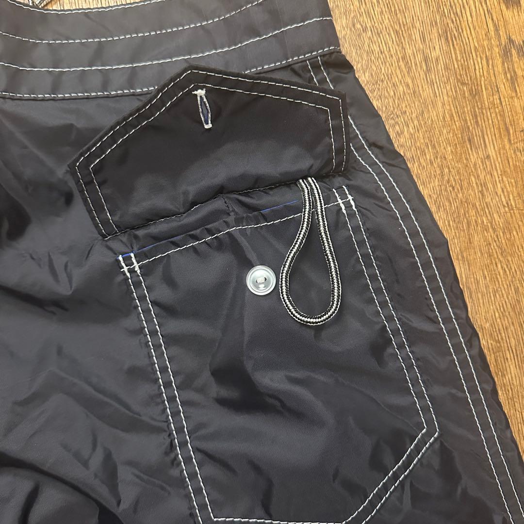 【新品】BIRDWELL / バードウェル ボードショーツ 黒 USA製