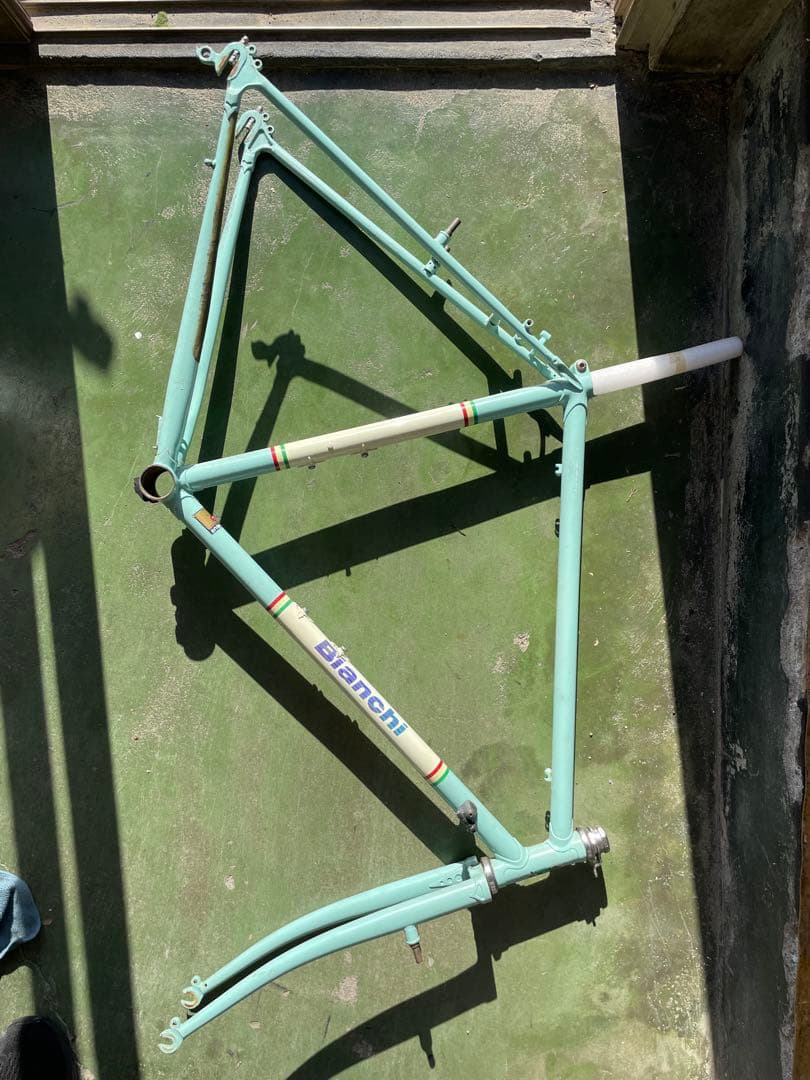 ビアンキ　クロス　レストアベー　クロモリ