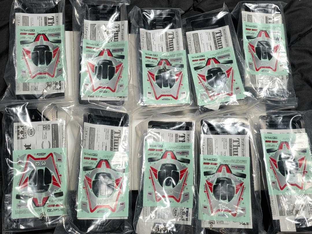 ミニ四駆 35周年 サンダーショットJr. ポリカボデ(カーボンパターン)10個