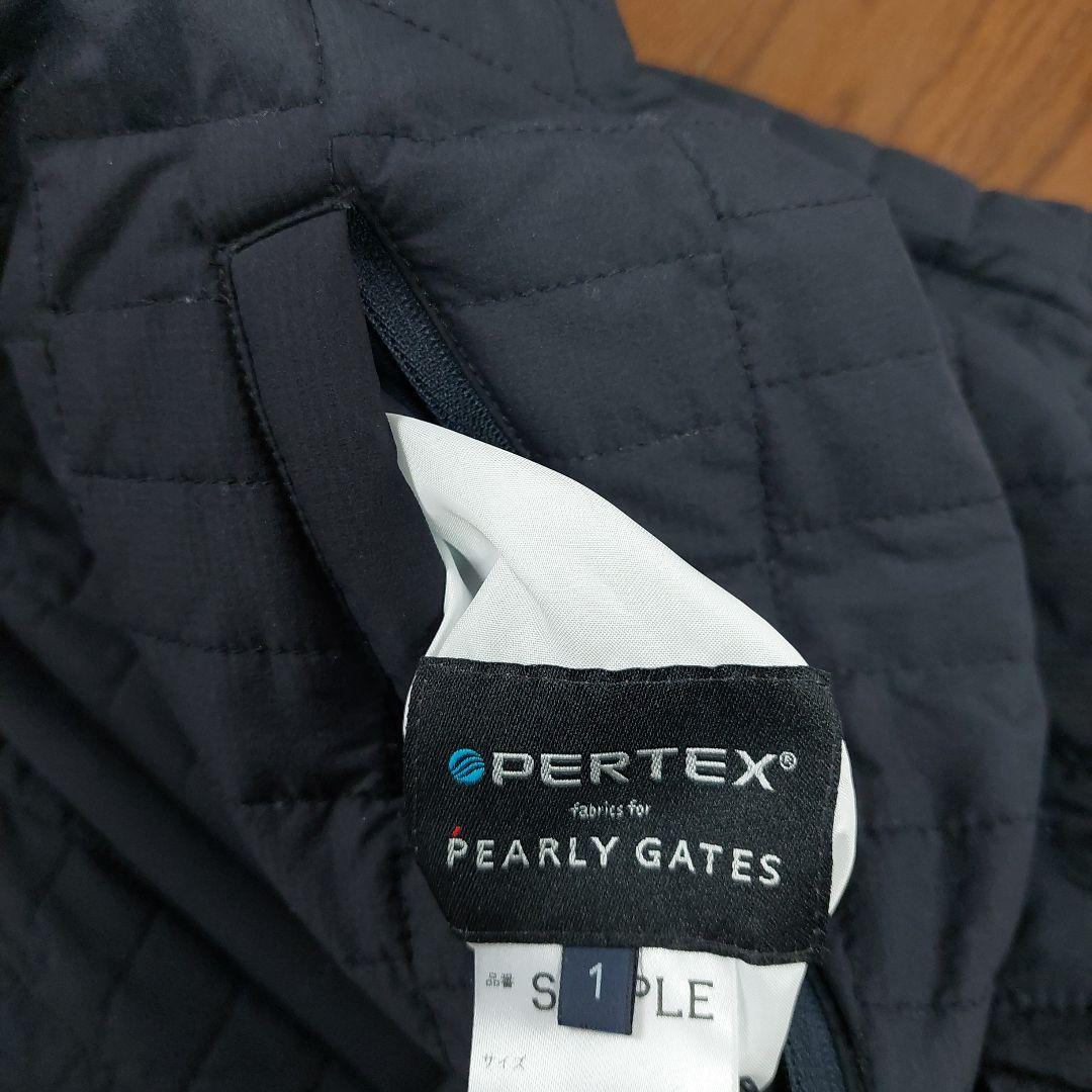 ま*ん様 PEARLY GATES 新品リバ－シブルです。ゴルフジャケット ホワ