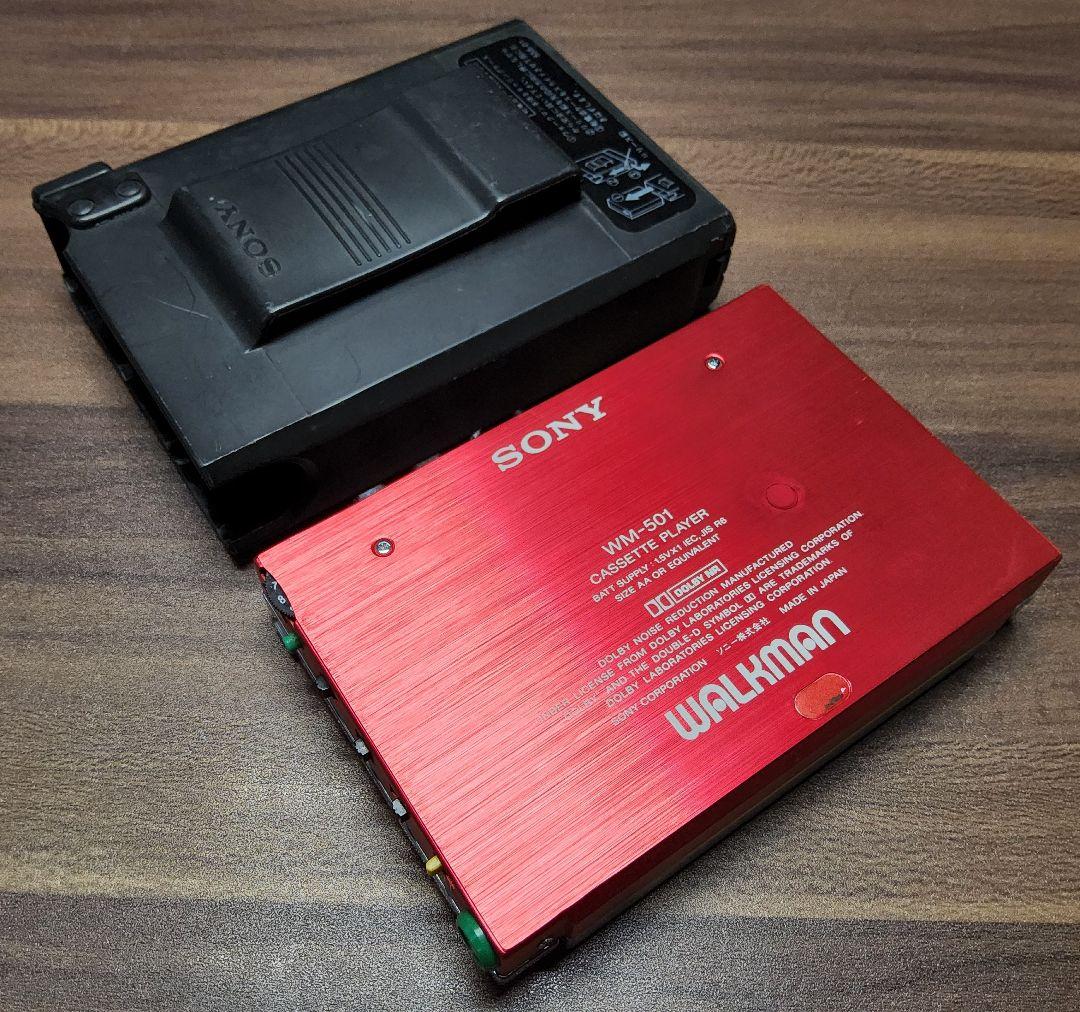 【超極美品 超レア！】SONY ウォークマン WM-501 レッド ジャンク