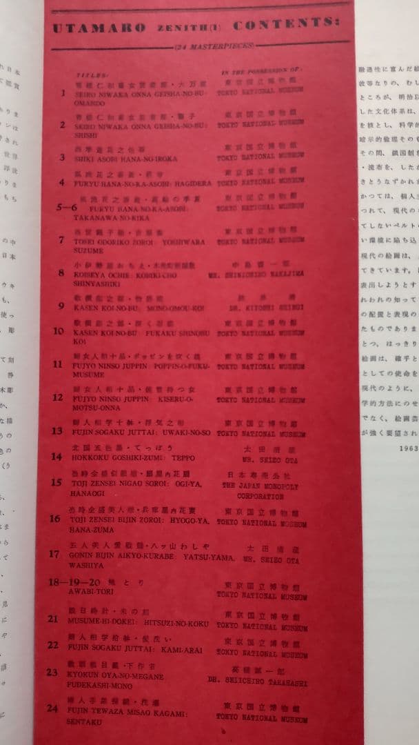 浮世絵版画★画装用画★6冊セット★歌麿UTAMARO★２４枚セット★シリーズ1