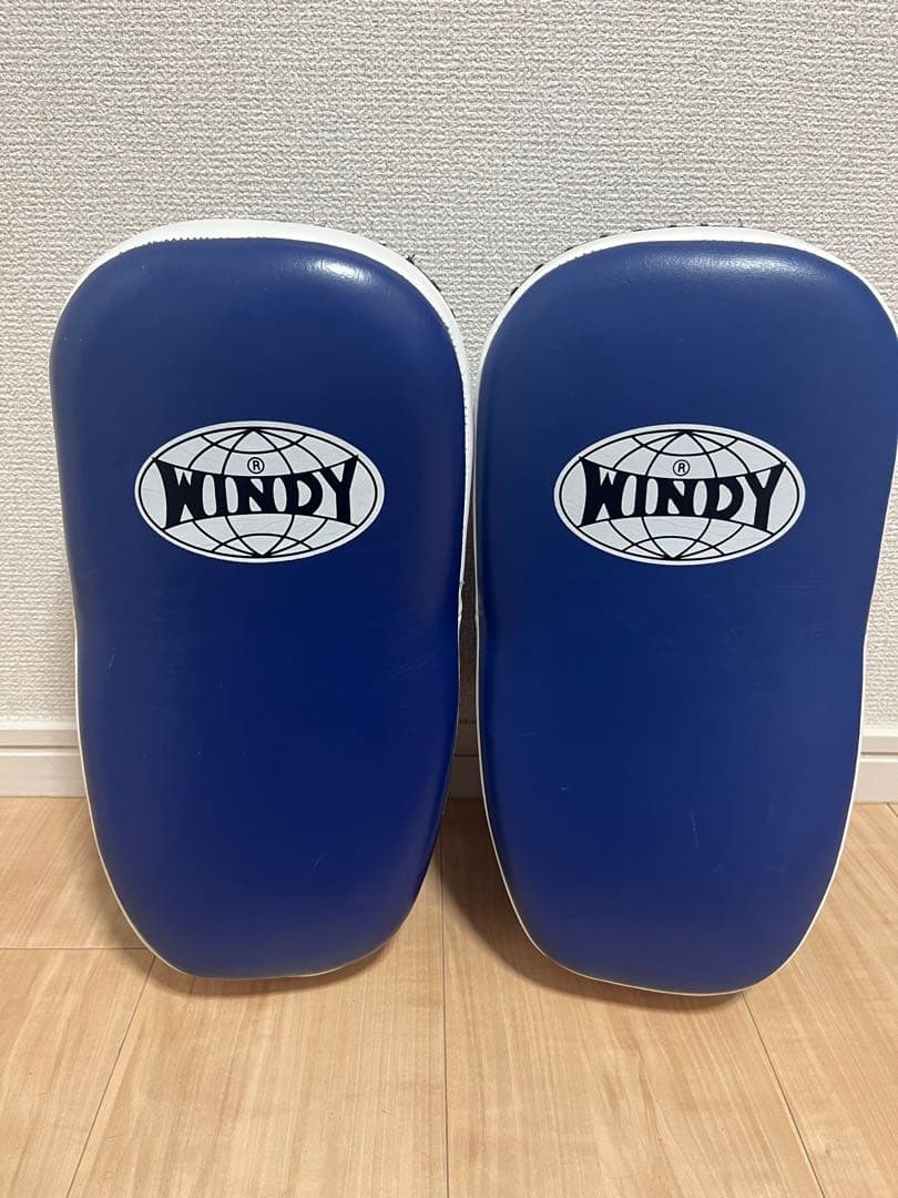 WINDY KP-8 キックミット 青