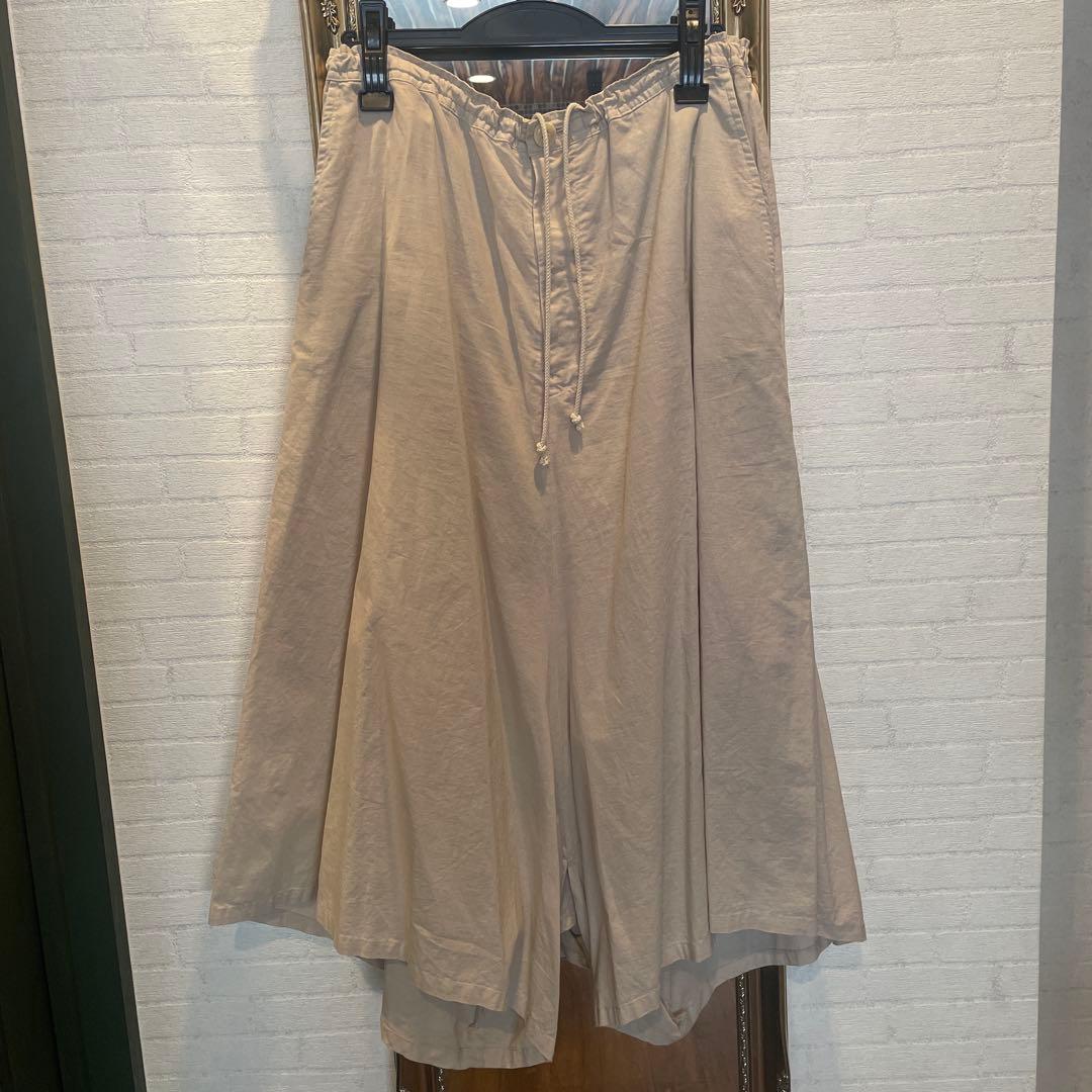 未使用品　Y,s リネン ベージュ スカートパンツ（SALE中）