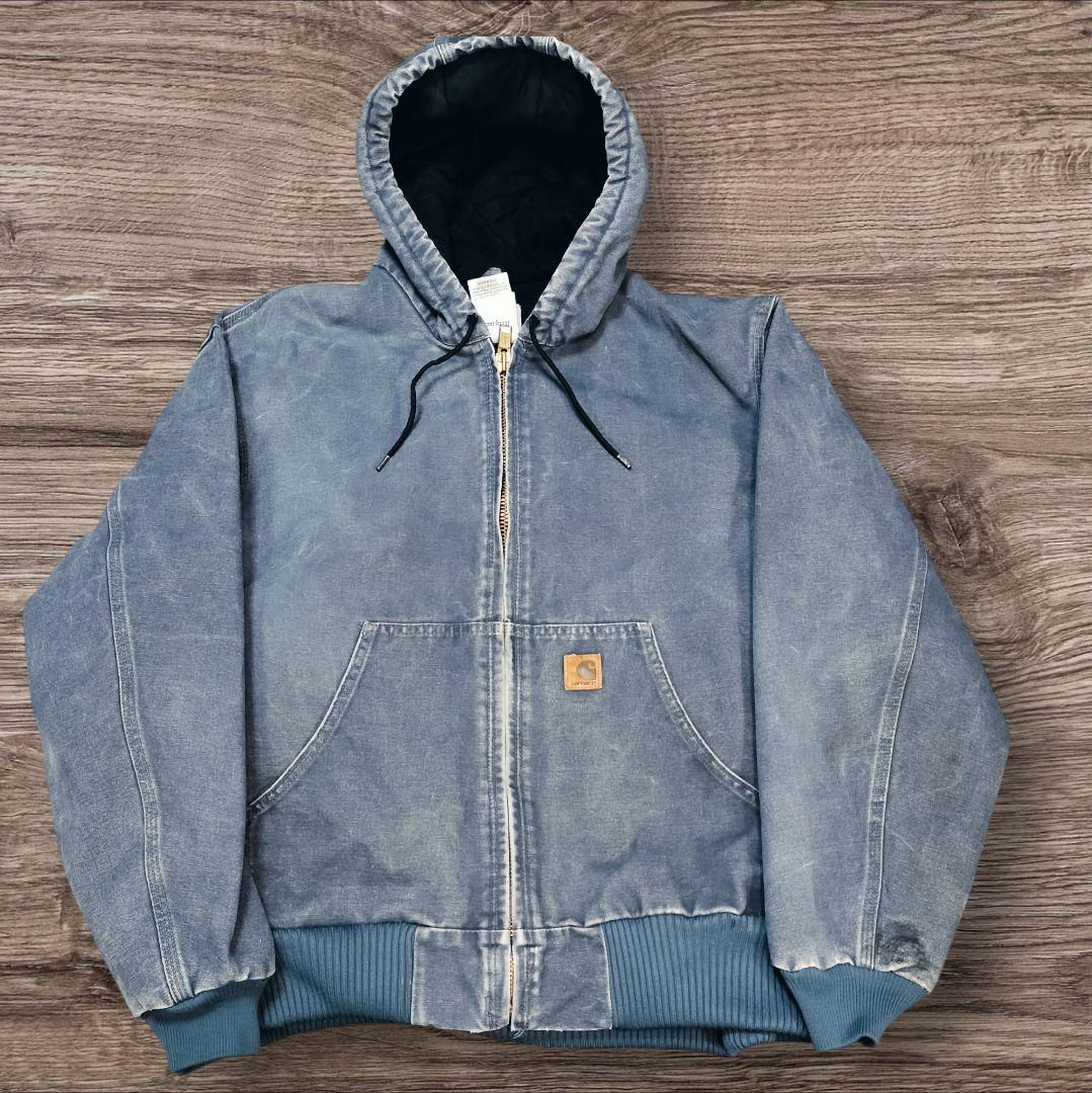 カーハート アクティブジャケット Carhartt ダック パーカー 古着
