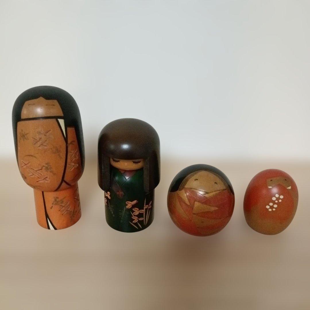 ◆コケシ　7体　卯三郎　山岸政好ほか