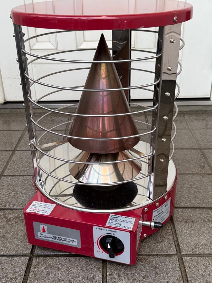 ニューラジアントAK8 ガスストーブ 都市ガス用　実働品　最終型　青木能率研究所