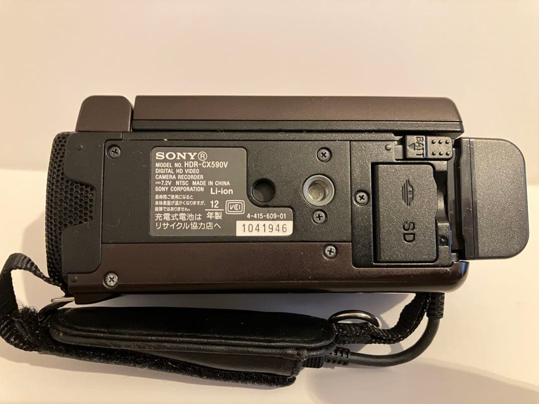 【美品・完動】SONY HDR-CX590 ビデオカメラ本体バッテリー付属