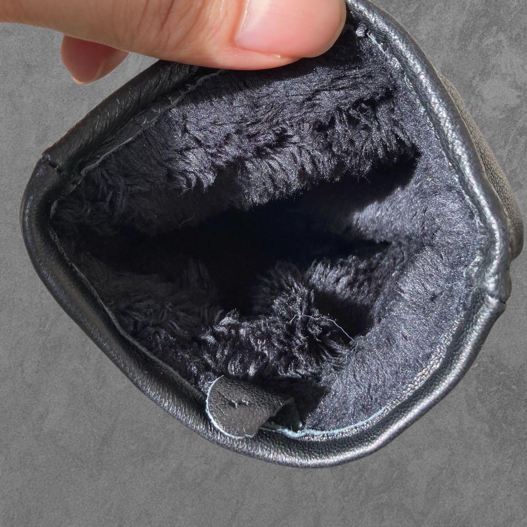 BLACK LAMB LEATHER GLOVE 3091T レザー手袋