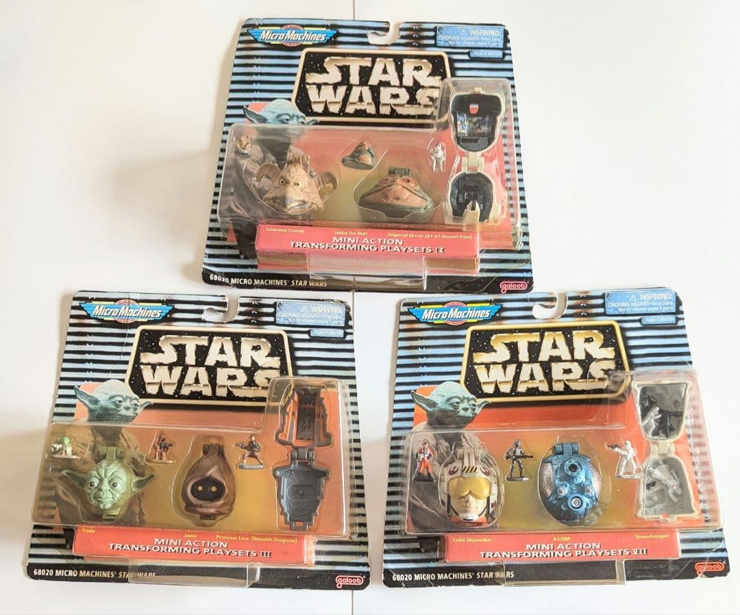STARWARS　MicroMachines ヘッドコレクション　3点セット