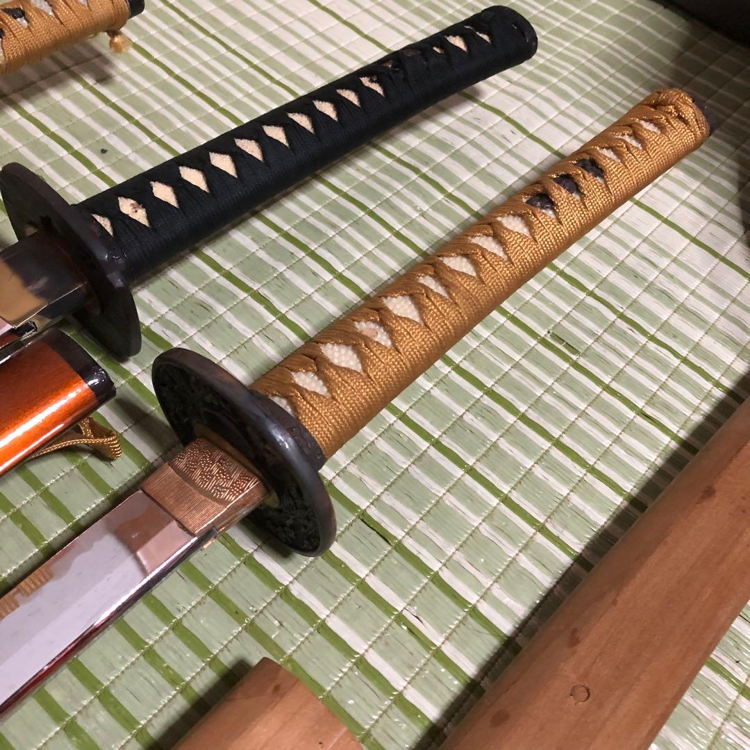 模造刀　模擬刀　武士　侍　伝統工芸　剣　ソード小太刀　鞘　鍔　大衆演劇　座頭市