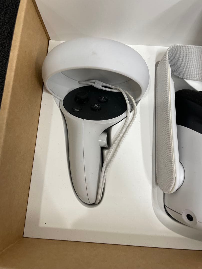 quest2 128GB ヘッドセット ホワイト コントローラー2個付き