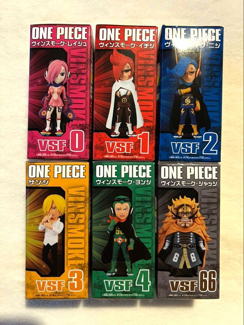 [未開封]ワンピース WCF ヴィンスモークファミリー ジェルマ66 全6品