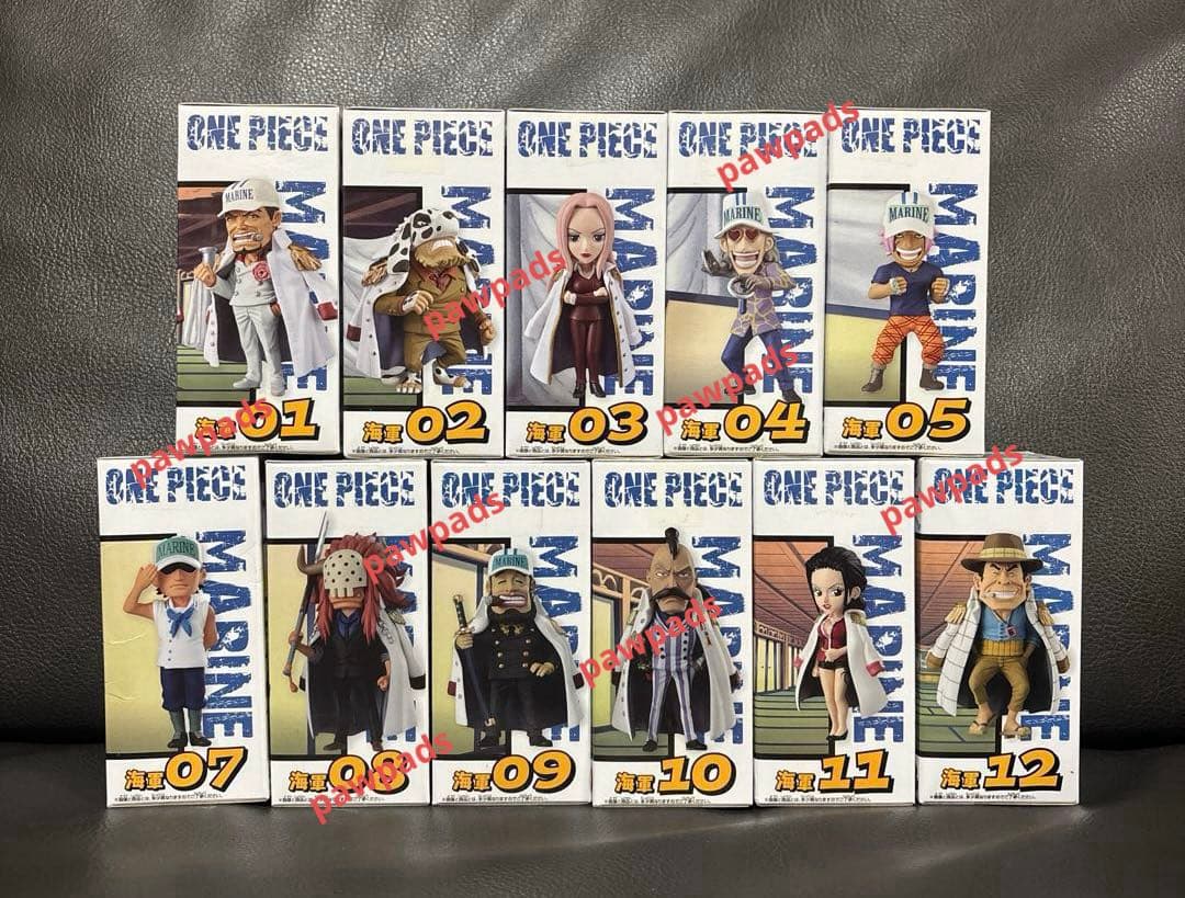 ワンピース　ワールドコレクタブルフィギュア　海軍1＆海軍2　計11体セット