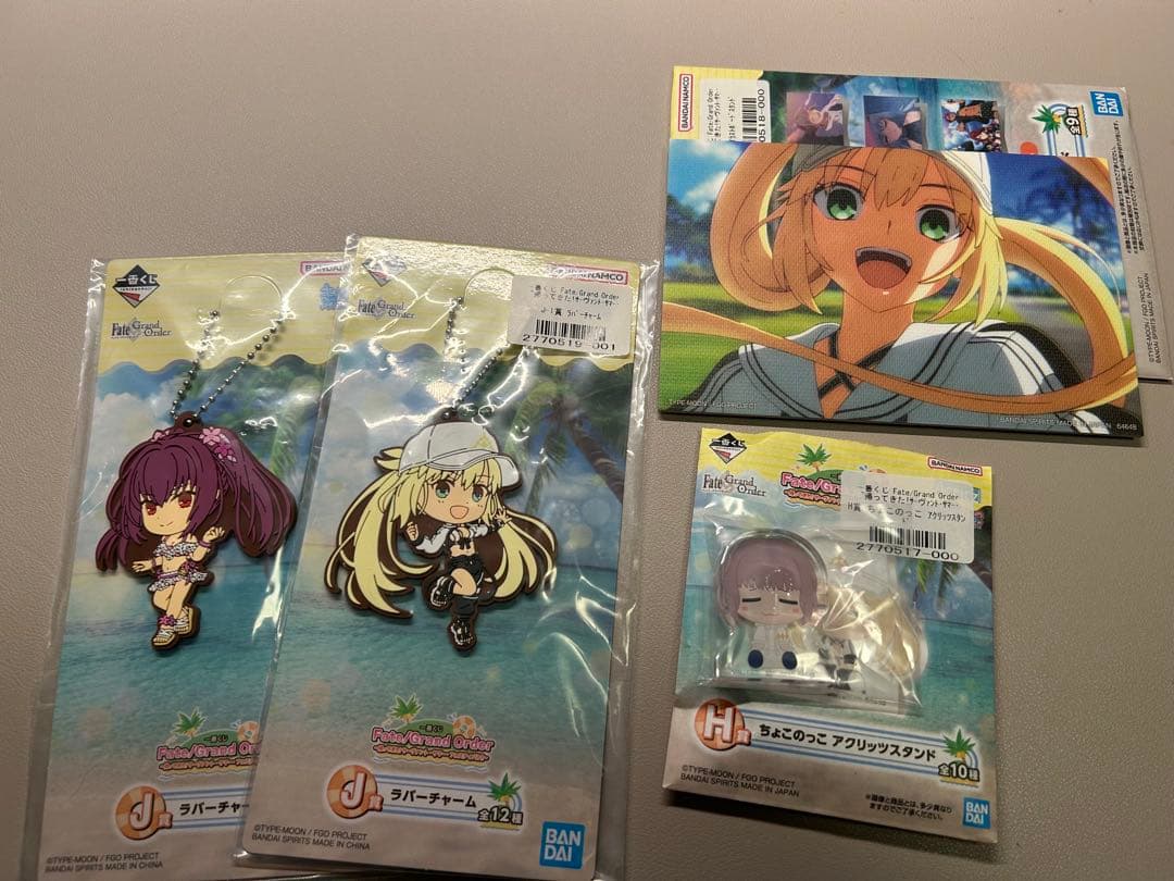 FGO 一番くじ6点セット　水着アルトリアと水着メリュジーヌ フィギュアと他