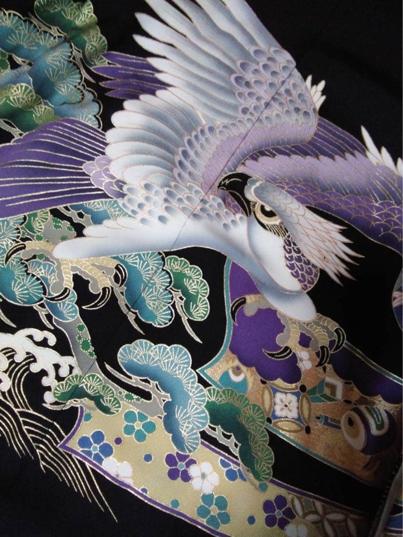 男の子用・5歳向け・表側正絹・お着物と袴のセット