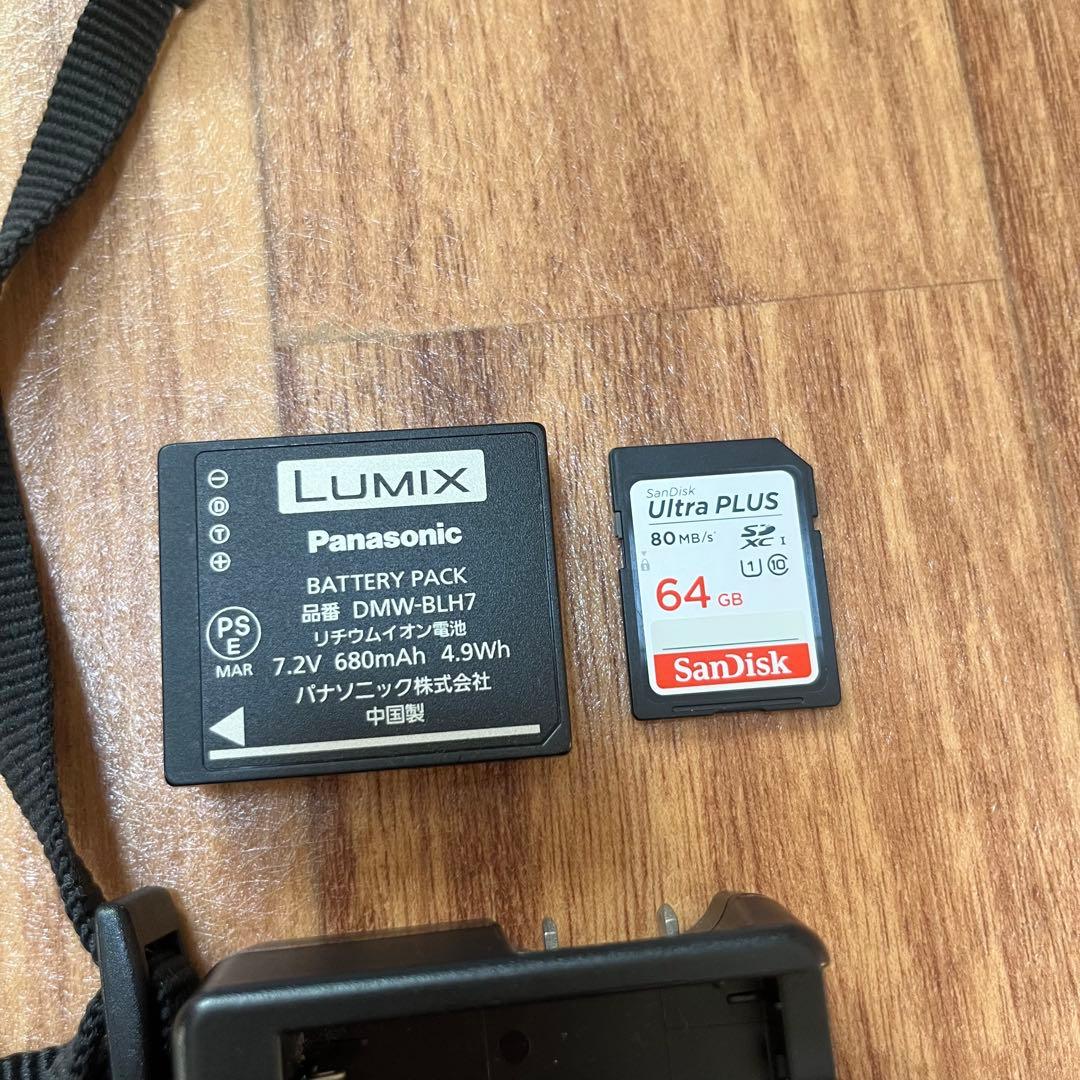 【Panasonic LUMIX GF7】バッテリー＋充電器＋SDカード付き