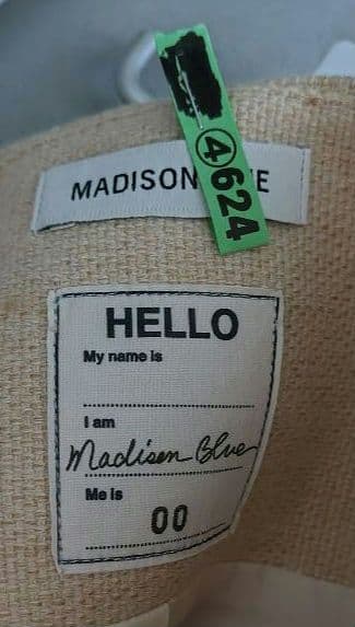 お値下げ✨️マディソンブルー　リネンハイウエストタイトスカート