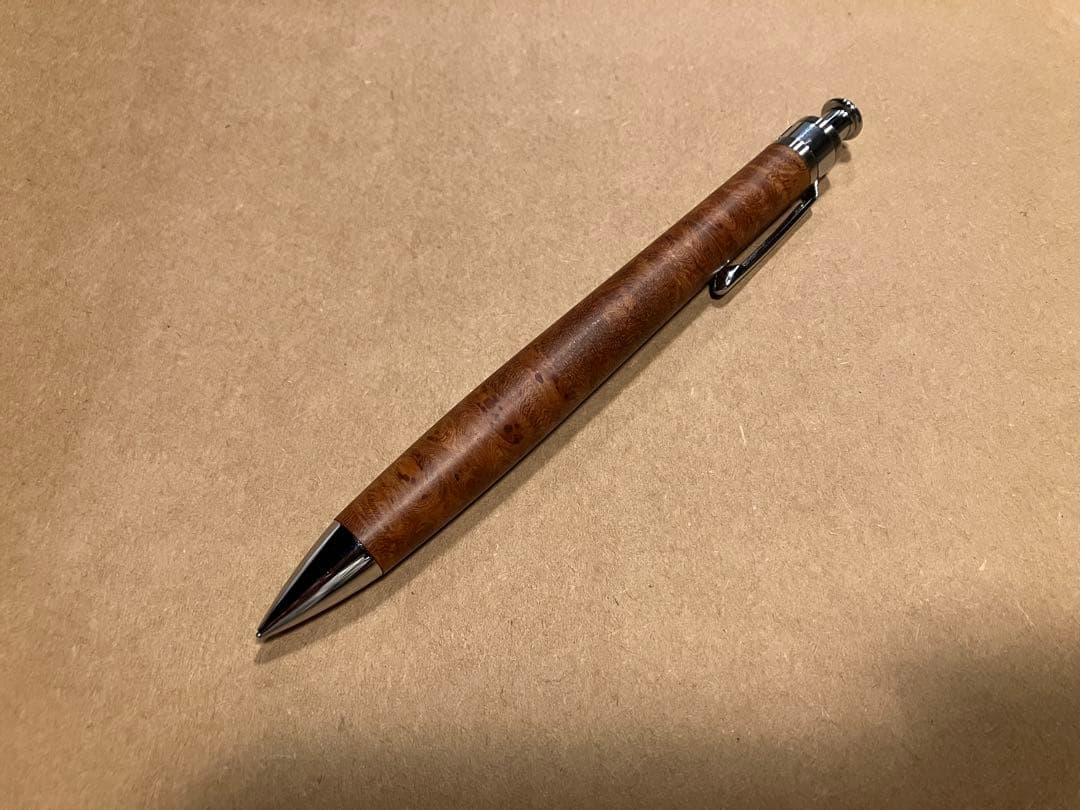 工房楔　特上花梨こぶ杢　シャーペン本体