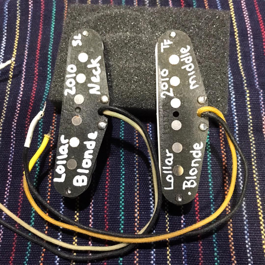 ギター Lollar Pickups Blond NPU&MPU Set