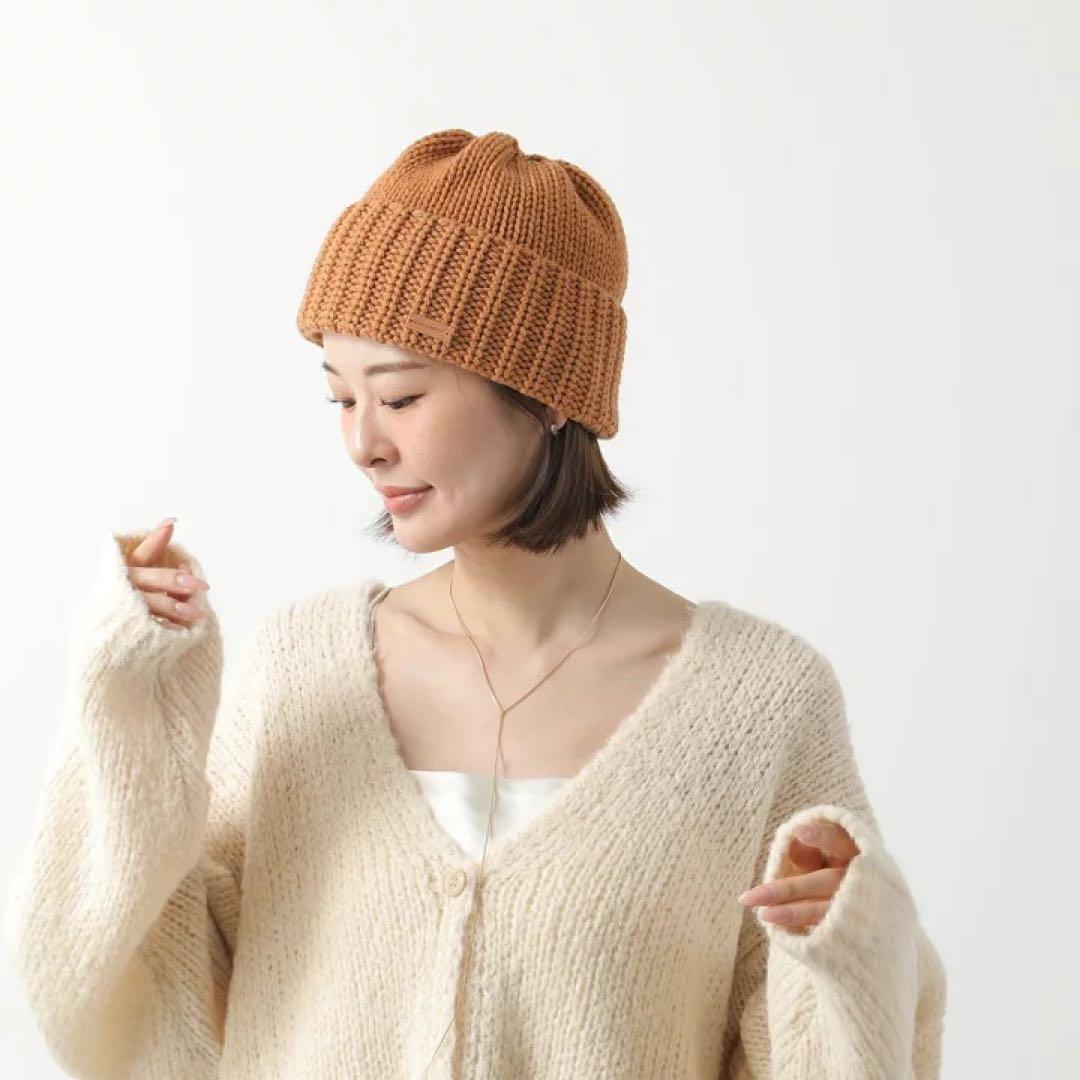 SAINT LAURENT サンローラン　ビーニー ピンクニット帽