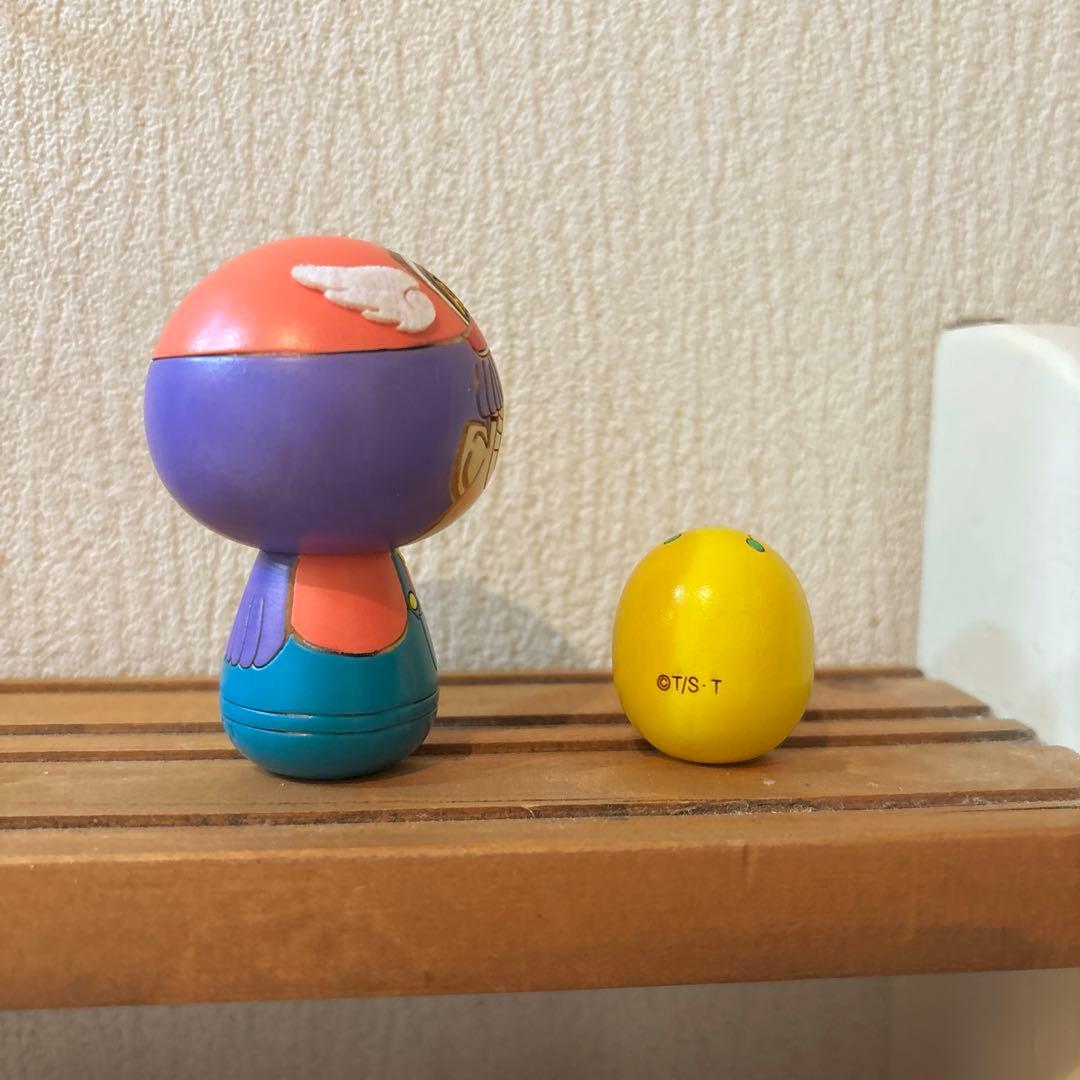 卯三郎　こけし　アラレちゃん　ガッちゃん 木製　箱あり　鳥山明